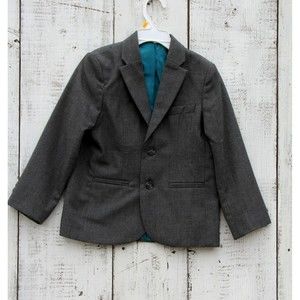 Cat & Jack Boys Gray Blazer Jacket Size 5